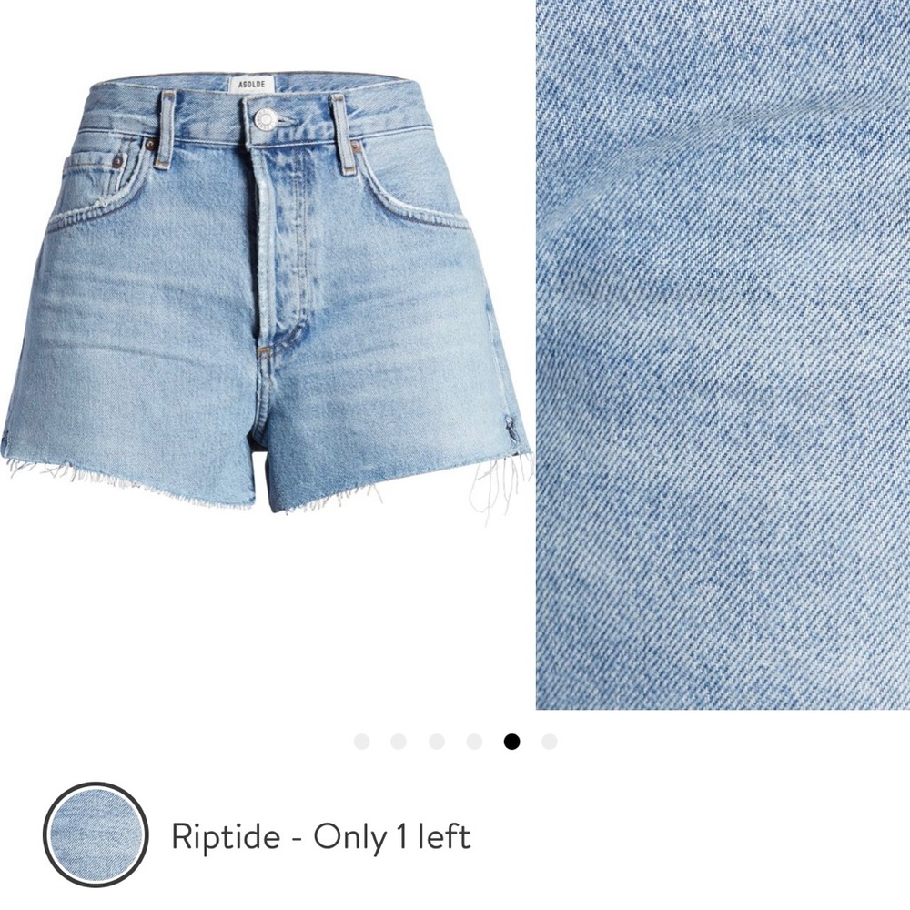 AGOLDE BRAND NEW!! PARKER DENIM SHORTS